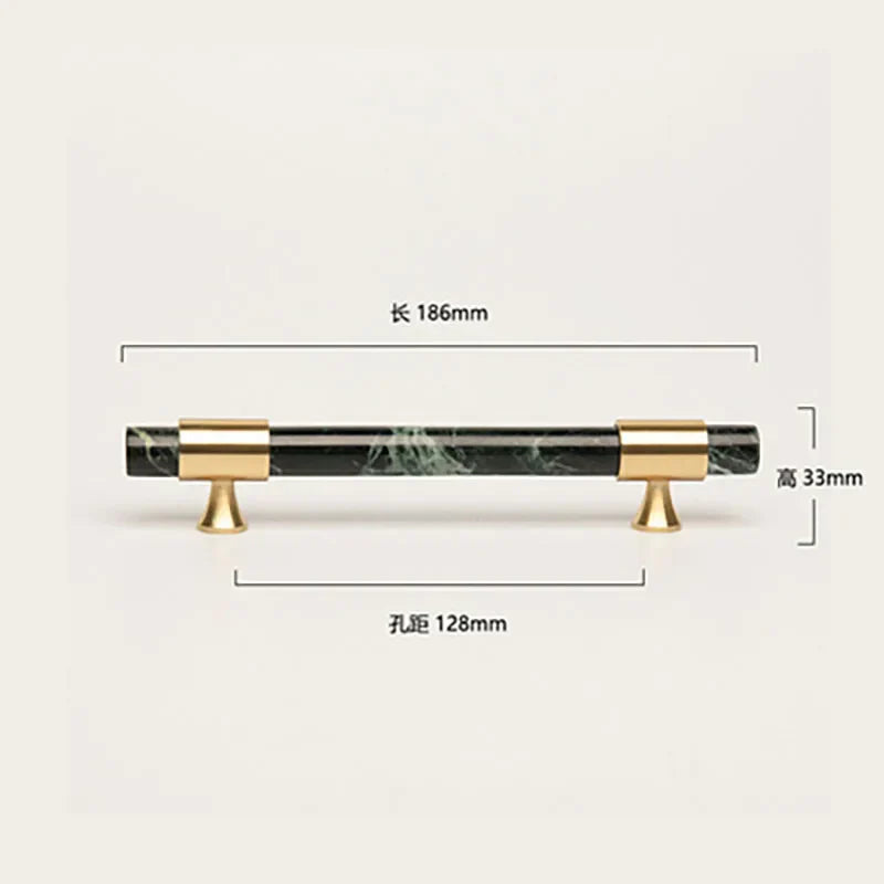 Natural Stone Cabinet Handles – Brass and Marble Knobs for Furniture