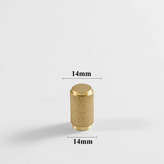 Brass Textured Cabinet Handles – Knurled Pulls and Knobs for Furniture