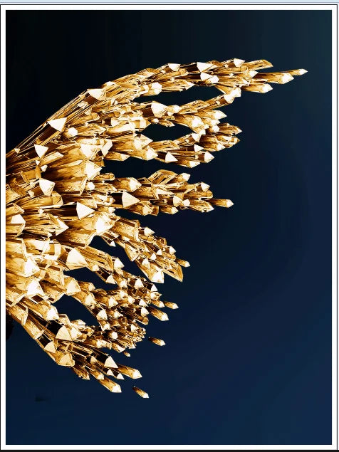 Light Luxury Abstract Butterfly Canvas Wall Art