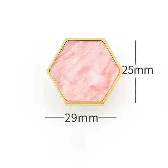 Modern Brass Shell Knobs – Colorful Cabinet & Wardrobe Pulls