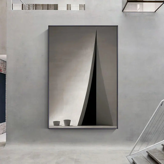 Black White Grey Urban Abstract Canvas Wall Art