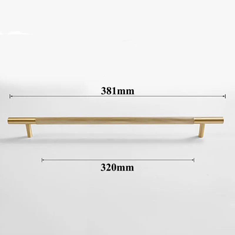 Brass Textured Cabinet Handles – Knurled Pulls and Knobs for Furniture