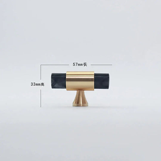 Natural Stone Cabinet Handles – Brass and Marble Knobs for Furniture