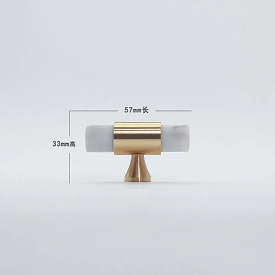 Natural Stone Cabinet Handles – Brass and Marble Knobs for Furniture