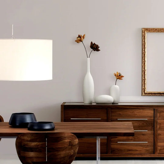 White Ceramic Vase Set for Modern Minimalist Home Decor