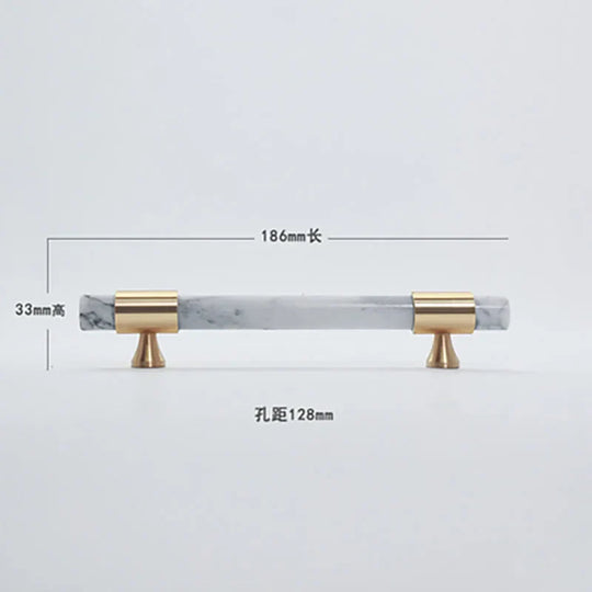 Natural Stone Cabinet Handles – Brass and Marble Knobs for Furniture