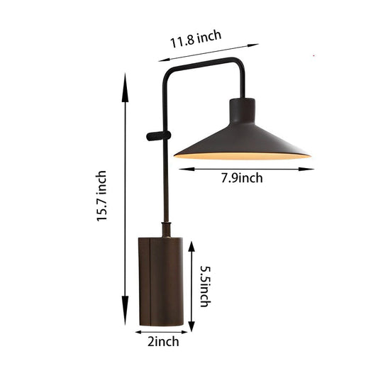 Waterproof LED Outdoor Swing Arm Wall Sconce