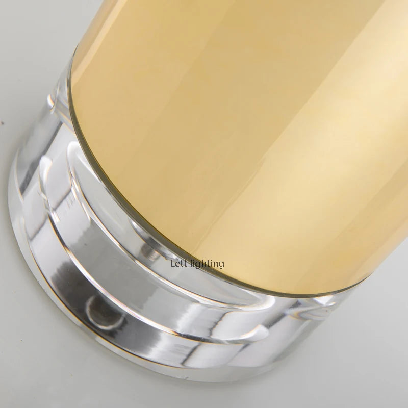 Modern Luxury Crystal Glass Table Lamp for Bedroom & Living Room