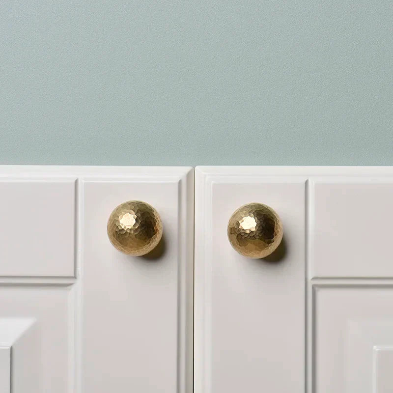 Brass Ball Cabinet Knobs – Modern Furniture & Wardrobe Pulls