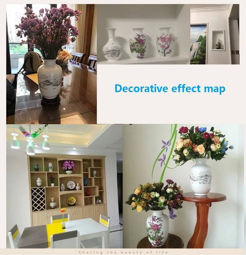 Jingdezhen Ceramic Vase Traditional Chinese Style