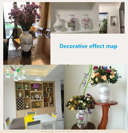 Jingdezhen Ceramic Vase Traditional Chinese Style