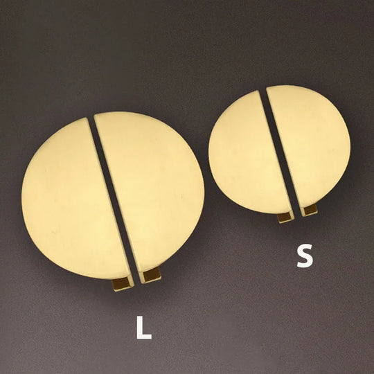 Round Solid Brass Cabinet Knobs & Handles – Half-Round Drawer Pulls (Set of 2)