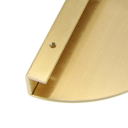 Half-Round Solid Brass Cabinet Pull – European Knobs for Furniture