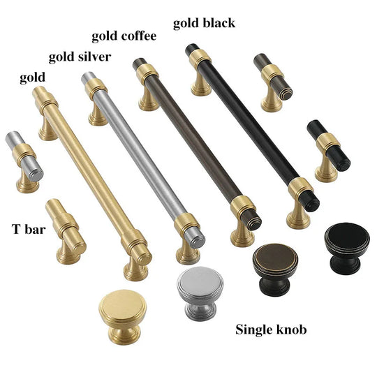 Kitchen Handles – Solid Brass Bar Pulls and Knobs for Furniture