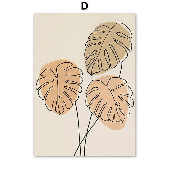 Home Is Where The Heart Is Abstract Canvas Wall Art