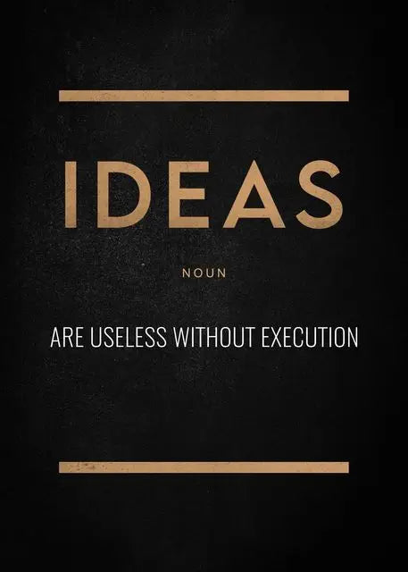 Success Hustle Limitless Motivational Quotes Canvas Wall Art