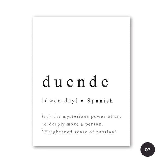 Inspirational Spanish Words Buenas Noches Canvas Wall Art