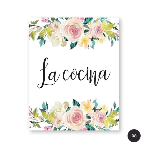 Inspirational Spanish Words Buenas Noches Canvas Wall Art