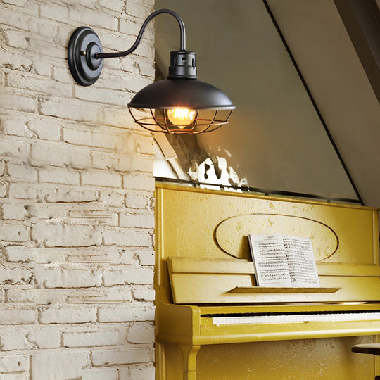 Retro Iron LED Waterproof Industrial Style Outdoor Wall Lights