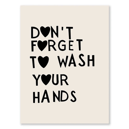 Kitchen Cooking Love Quotes Typographic Canvas Wall Art