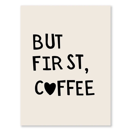 Kitchen Cooking Love Quotes Typographic Canvas Wall Art