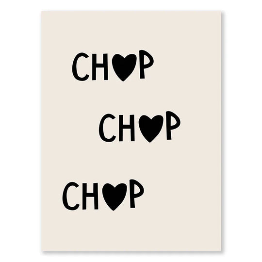 Kitchen Cooking Love Quotes Typographic Canvas Wall Art