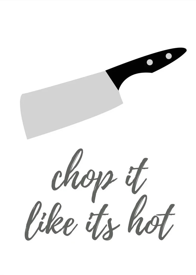 Kitchen Fun Quotes Cooking Utensils Canvas Wall Art Print
