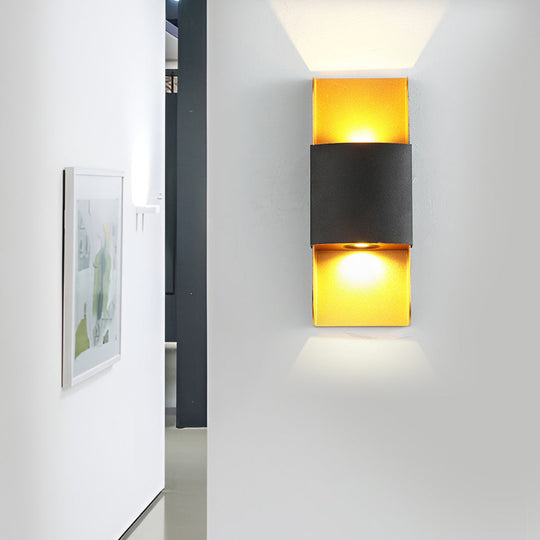 Modern LED Up and Down Outdoor Wall Sconce Waterproof Light