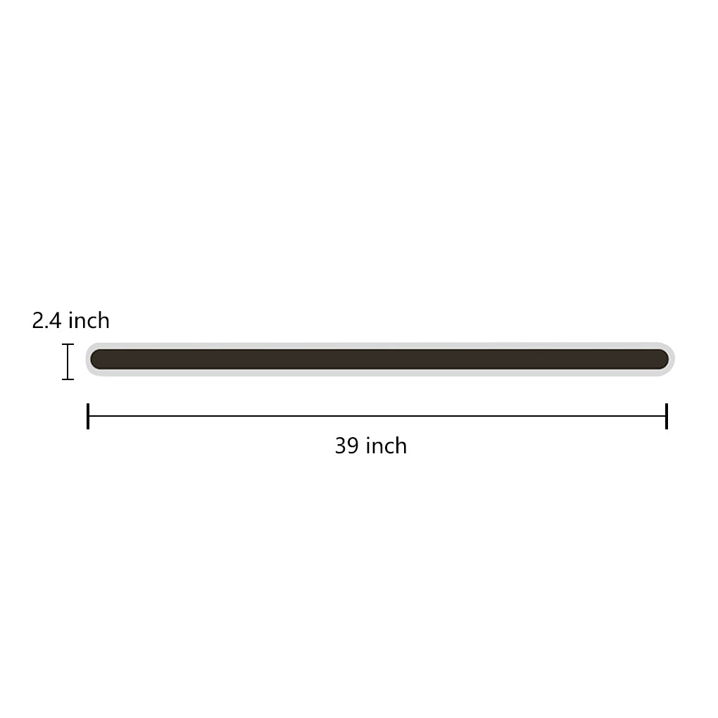 Nordic Minimalist Linear LED Black Wall Sconce