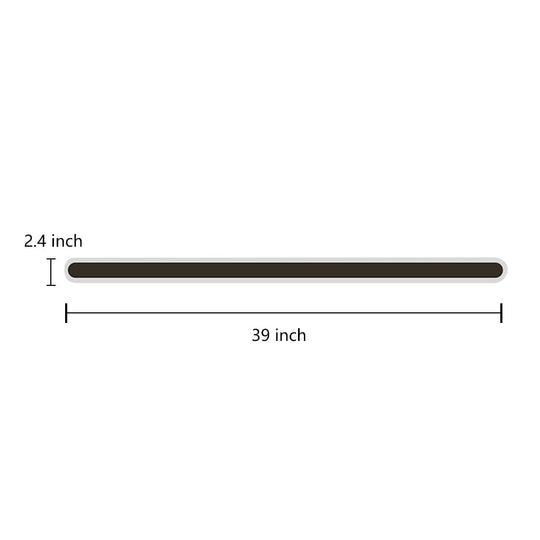 Nordic Minimalist Linear LED Black Wall Sconce