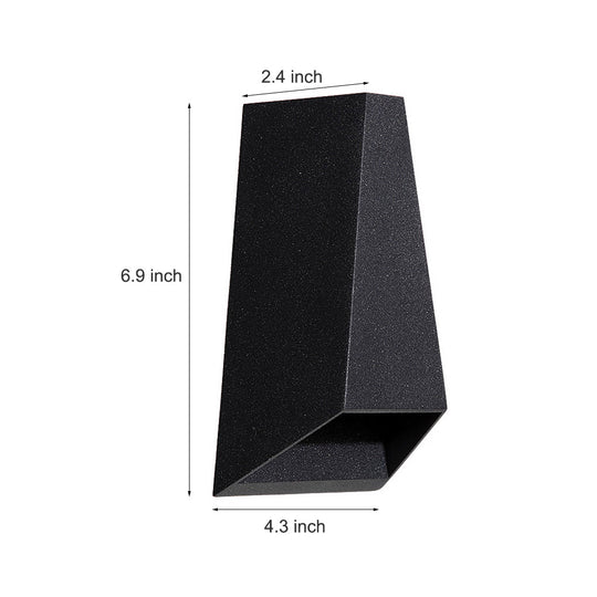 Up and Down Lighting LED Waterproof Black Creative Modern Porch Lights