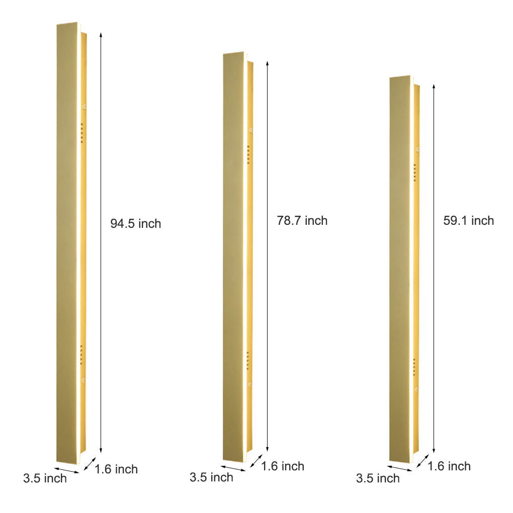 Outdoor Waterproof Minimalist Linear LED Wall Sconce