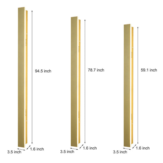 Outdoor Waterproof Minimalist Linear LED Wall Sconce