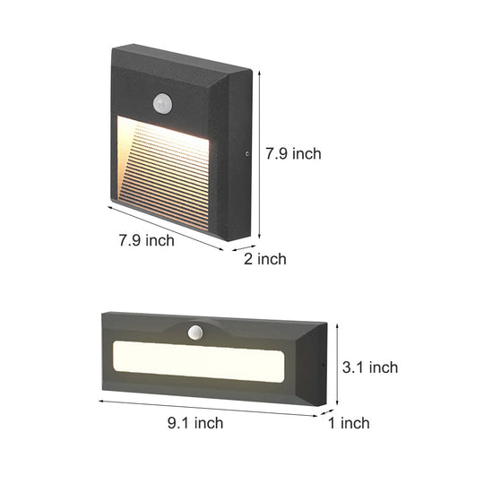 Embedded Motion Sensor LED Step Light for Courtyard and Terrace