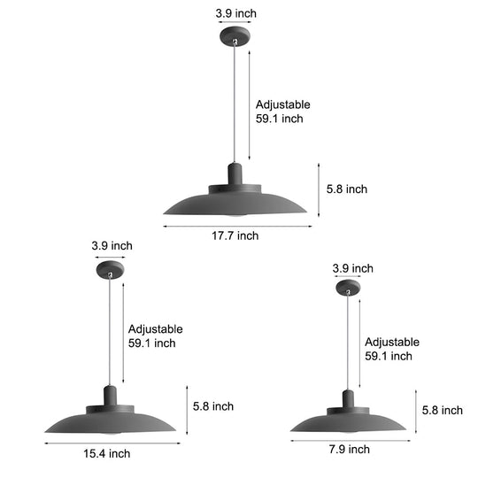 Minimalist Outdoor Waterproof LED Chandelier for Villa, Garden, or Sunroom