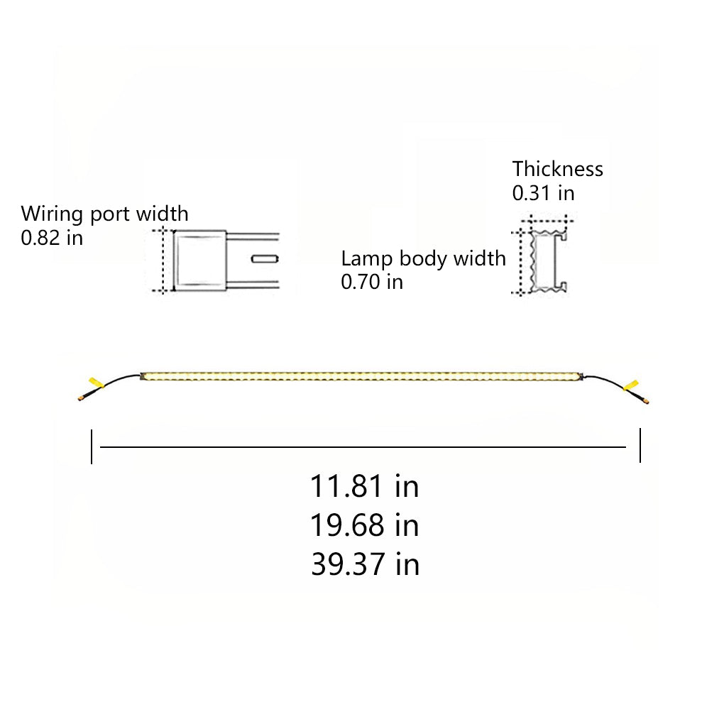 IP68 Waterproof LED Strip Step Stair Under Tread Guardrail Light
