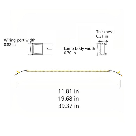 IP68 Waterproof LED Strip Step Stair Under Tread Guardrail Light