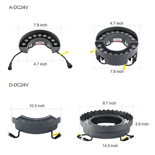 Solid Upwards LED Tree Mounted Outdoor Landscape Light