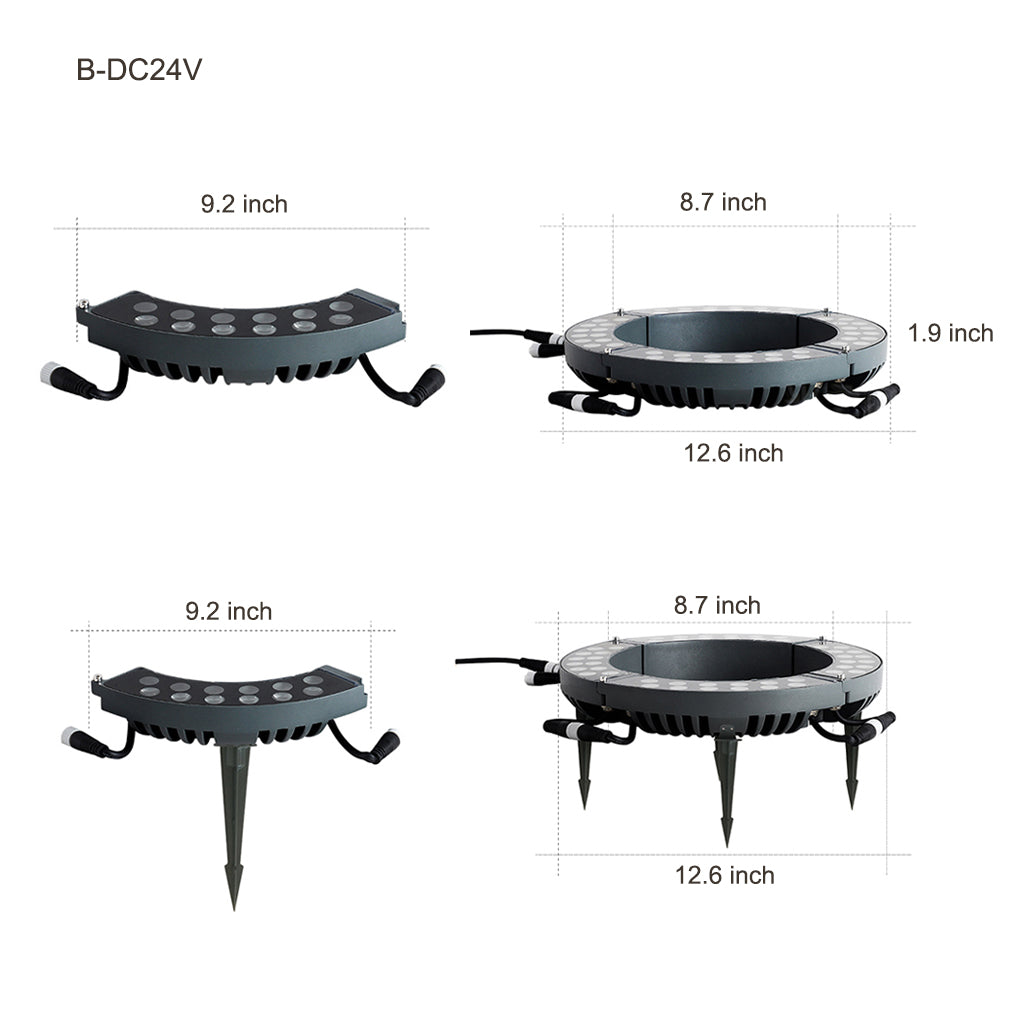 Solid Upwards LED Tree Mounted Outdoor Landscape Light