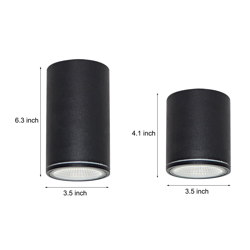 Round LED Flush Mount Ceiling Light Minimalist Waterproof Downlight