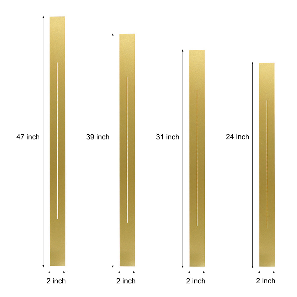 Long LED Linear Lights Three Step Dimming Modern Wall Sconces