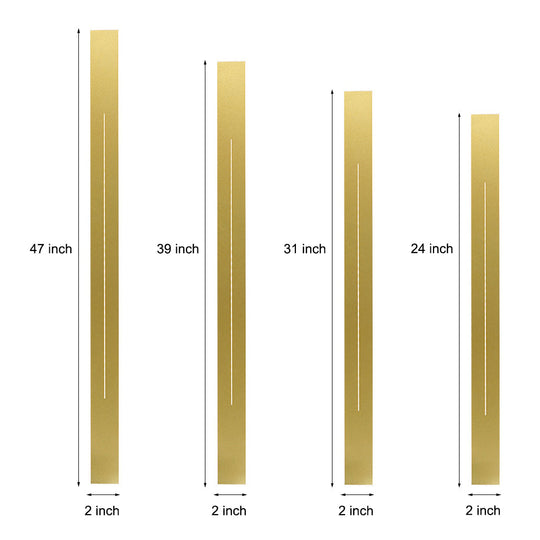 Long LED Linear Lights Three Step Dimming Modern Wall Sconces