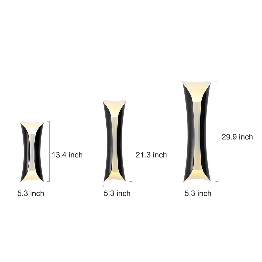 Nordic Minimalist LED Wall Sconce for Indoor and Outdoor Use