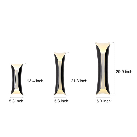 Nordic Minimalist LED Wall Sconce for Indoor and Outdoor Use
