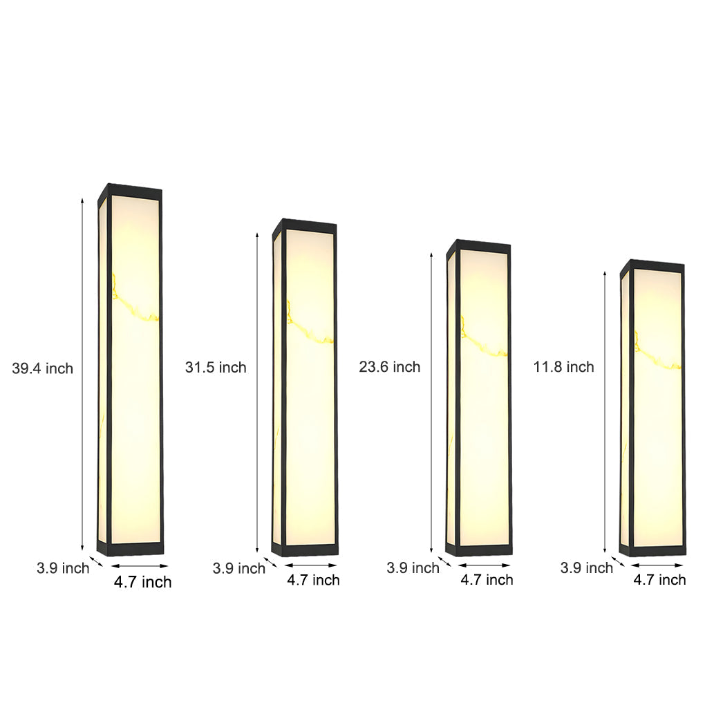 Rectangle Outdoor Wall Lights LED Wall Sconce Lighting Wall Mounted Lights