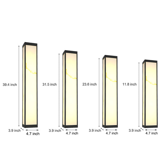 Rectangle Outdoor Wall Lights LED Wall Sconce Lighting Wall Mounted Lights