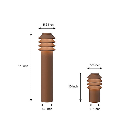 Modern Aluminum LED Outdoor Cylinder Light