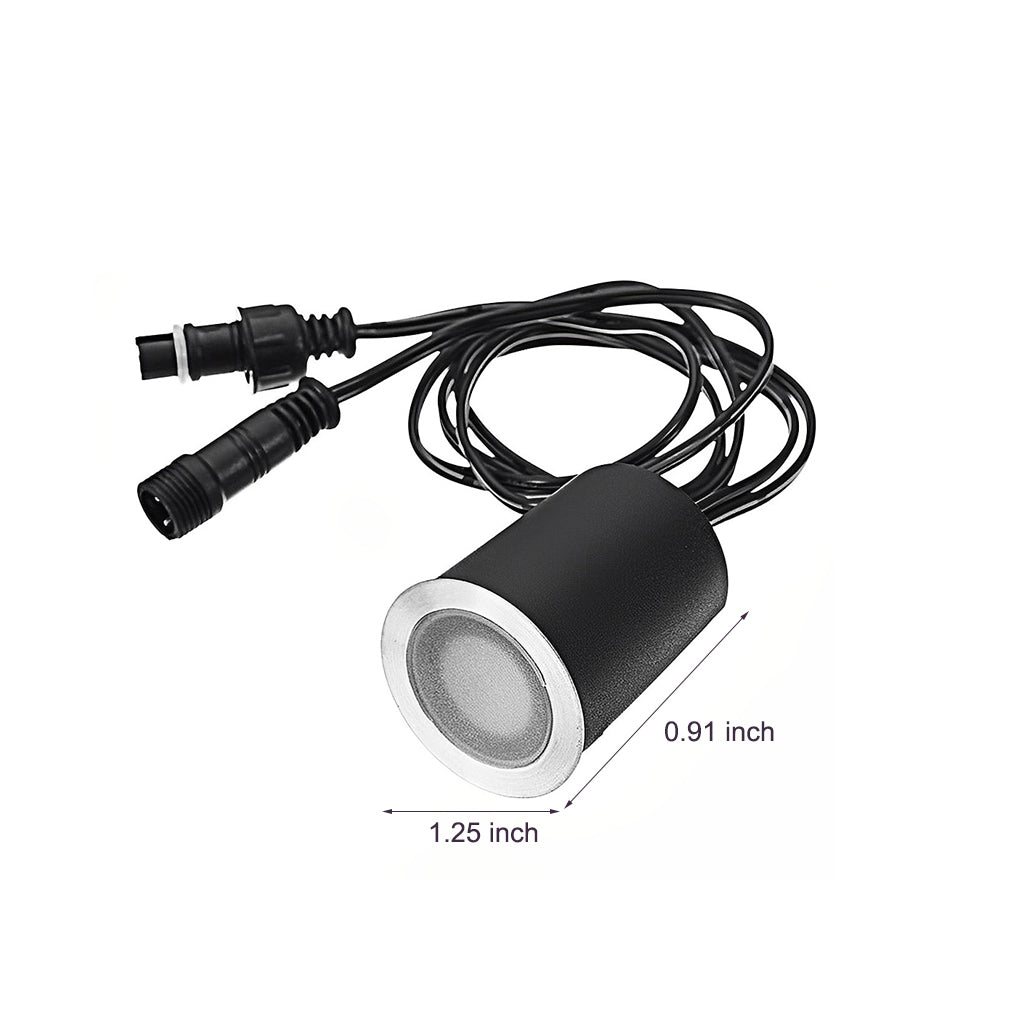 LED Outdoor Stairway Light Kit 16 Pc Weatherproof Recessed Deck Lights