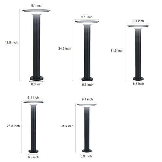 Innovative UFO-Shaped Solar Pathway Lights Durable Outdoor Lighting