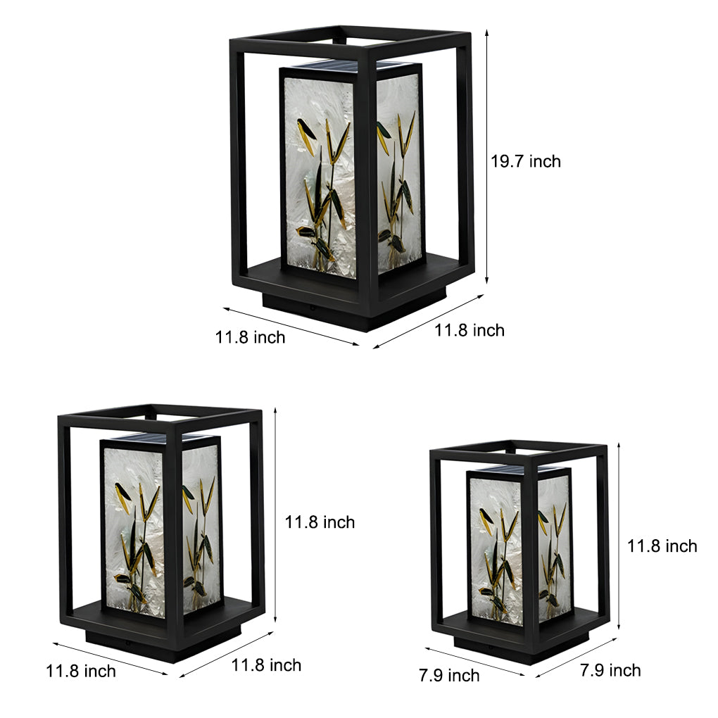 Artistic Solar LED Pathway Light with Pattern